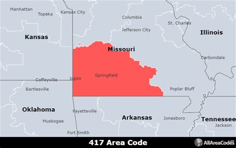 what time zone is springfield mo|417 area code time zone.